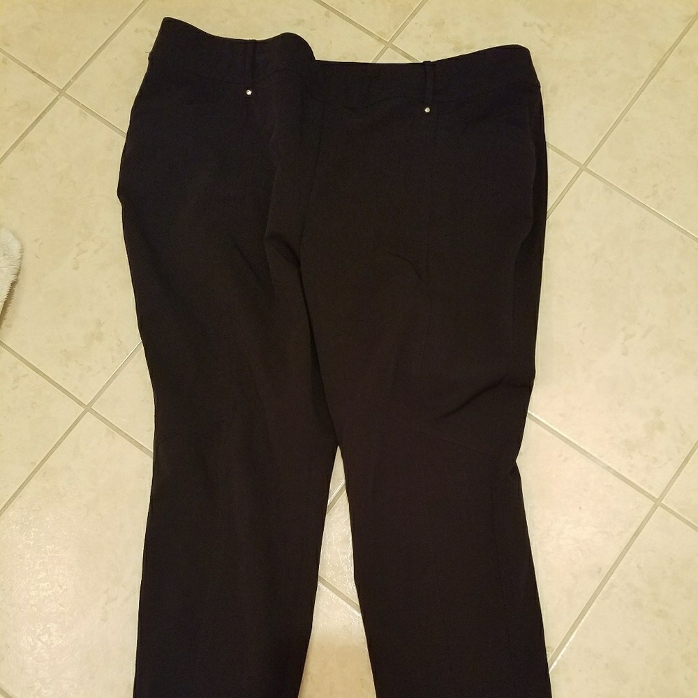 Chicos size 3 zenergy black spandex pant